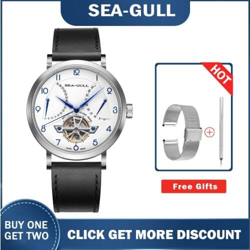 Seagull Male Watch for Mens Sports wristwatch clock Automatic Luxury Watches 819.11.6078