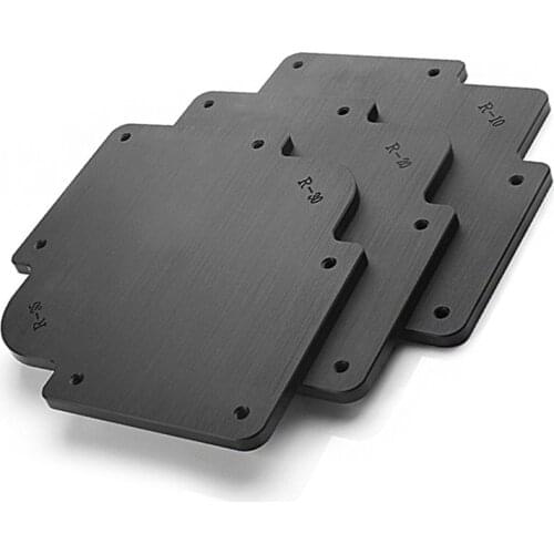 Woodworking R Round Corner Radius Jig Locator Quick-Jigs Table Router Bit Templates For Engraving Machine R15 R20 R25 R30 R35