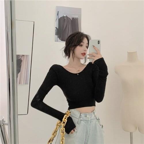 Женские хлопковые футболки IKALVEN China At AliExpress