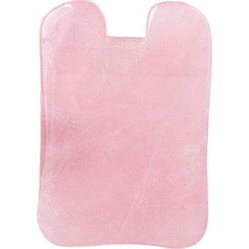 Natural Rose Quartz Gua Sha Tool Massage Face Care For SPA Acupuncture Scraping Healing Crystal Stone Body Neck Health Beauty