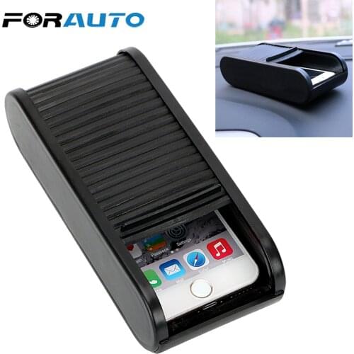 FORAUTO Car Organizer Pocket Storage Bag Plastic Car Coin Holder Phone Holder Black Container Box Car-styling Stowing Tidying