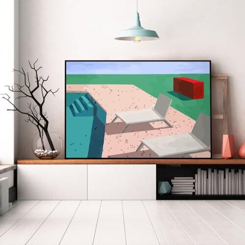 Paint by number art painting by numbers Simple abstract party living room corridor decompression decorative painting