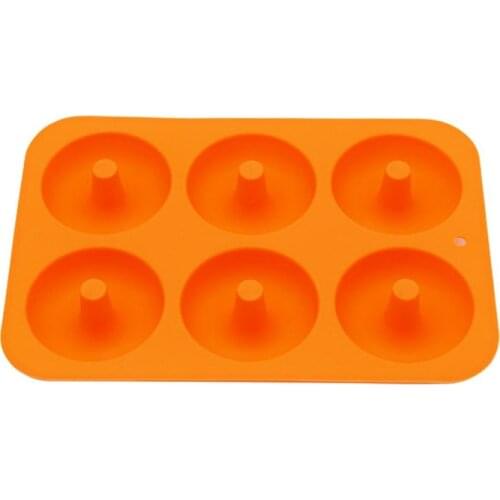 Creative 6 Cavity Silicone Non-Stick Baking Mold Donut Dishwasher Mold and Candy Decorating Tools 3D Mold DIY Direct Shipping