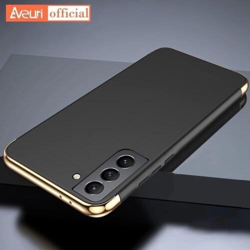 Luxury Matte Phone Case For Samsung Galaxy S7 Edge S8 S9 S10 Plus S20 S21 Ultra S10E Note 10 Plus 8 9 A50 A70 A51 A71 Cover Case