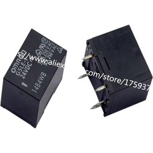 Wholesale 100pcs/lot G5LE-1A4-24VDC 10A 4feet relay