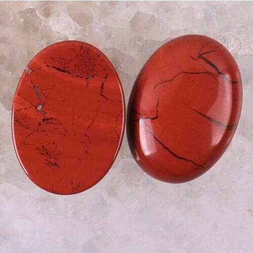 30x22MM Red Stone Bead Oval Cabochon CAB GEM Jewelry Making (2pcs/lot) H059