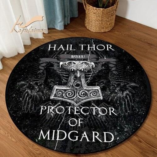 Norse symbols Indoor Outdoor Non-Slip Water Absorption Living Room Bedroom Bathroom Kitchen Home Decor