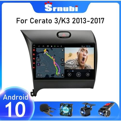 Srnubi 9" 4G WiFi 2 Din Android 10 Car Radio Multimedia Video Player Navigation GPS for Kia K3 Cerato Forte 2013-2017 3 YD Tuner