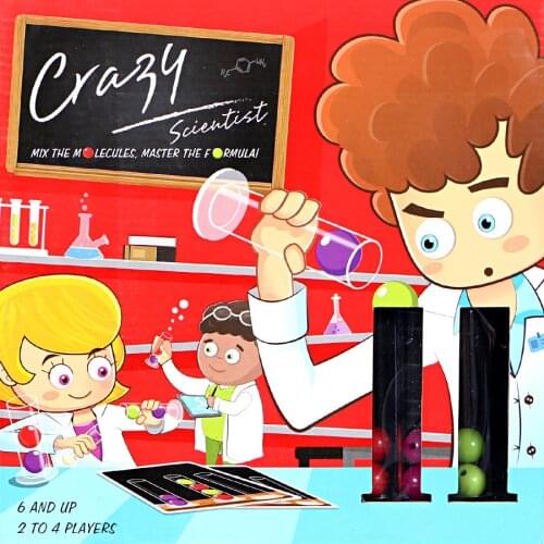 Crazy Scientist Board Game Test Tube Set Logical Thinking for Kids Babies Math Learning Family s Novelty Gag Toys