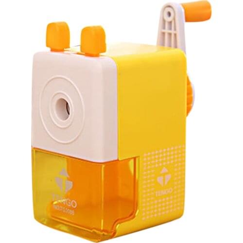 New 1pcs Pencil Sharpener Cartoon Hand Crank Mechanical Pencil Sharpener Kids Student School Stationery cute Standard