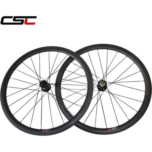 Disc Cyclocross Carbon Wheel 38mm 50mm 60mm 88mm Tubular Clincher 25mm Width U Shape Carbon Disc Brake Wheel 6 Bolts