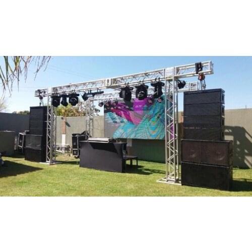 P3.91 Outdoor Rental Led Display Nova Star Stage Truss System Concert Screen