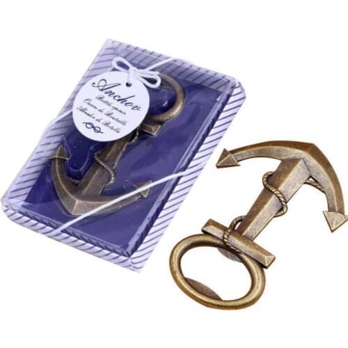 Vintage Antique Style Nautical Ships Boat Anchor Beer Bottle Opener Wedding Favors Gifts LX5129