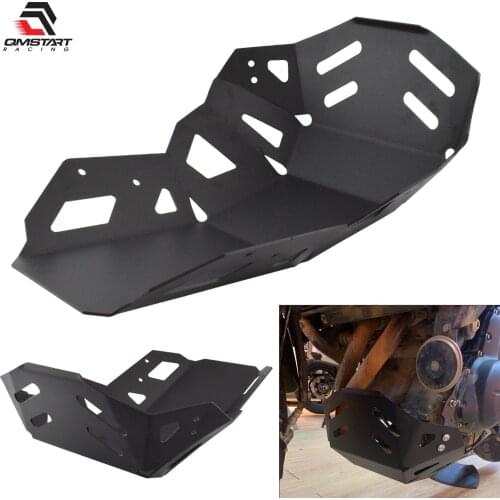 QMSTART Racing Engine Chassis Guard Lower Bottom Skid Plate Belly Pan Protector For KAWASAKI Versys 650 KLE650 LE650E 2015-2021