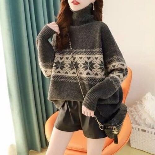 Women Pullover Sweaters 2020 Autumn Winter Tops Thick Slim Women Pullover Knitted Sweater Jumper Soft Warm Pull Femme Sweater