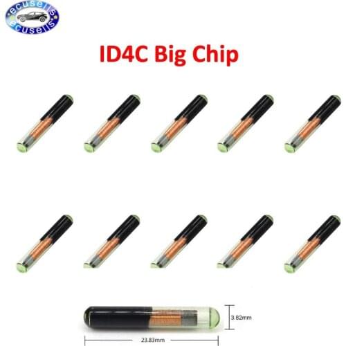 10PCS/LOT,ID4C Big Glass Chip ( After Market ) ID 4C Car Key Chip for Ford for Toyota for Mazda