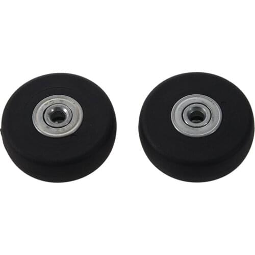 AUAU-2 Sets of Luggage Suitcase Replacement Wheels Axles Deluxe Repair Tool OD 50mm