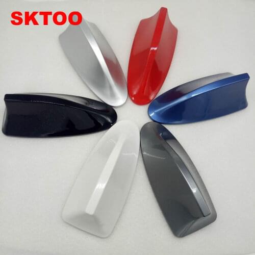 SKTOO FOR Citroen C2 C3 C4 C6 DS3 Radio shark fin Car antenna With 3M adhesive blank radio signal auto Car Styling Accessorie