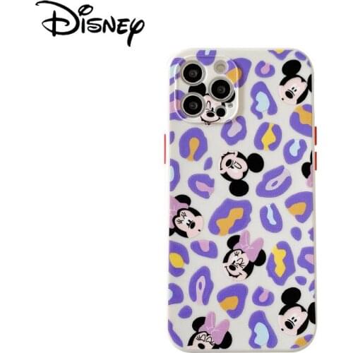 DISNEY 2021 Mickey Case for IPhone 11 12 Pro Xs Max iPhone SE 2020 6 6S 7 8 Plus Cute Phone Case 360 Full Cover