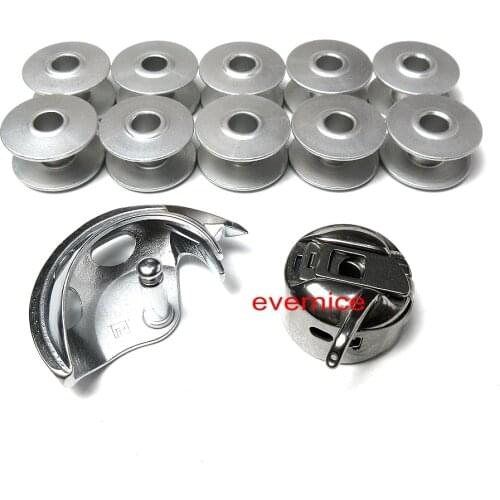 Shuttle Hook+Bobbin Case+10 Bobbins For Juki Lk-1850 Bartacking Machine