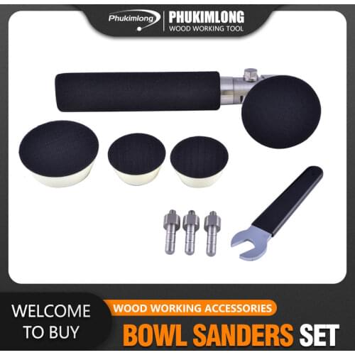 Woodturners Bowl and Spindle Sander Package For Wood Lathes New M16 Polishing Buffing Bonnet Polisher Buffer Wheel Pad Disc Disk