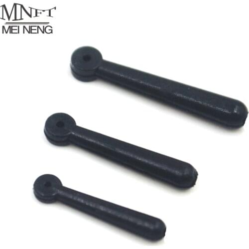 MNFT 100Pcs Fishing Bobber Foot Seat Holder Rotation Drift Float Seats Black Rubber Float Connector Hera Herabuna Fishing Tackle