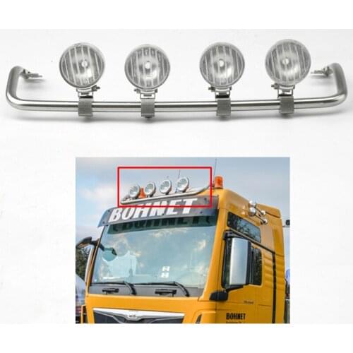 LESU 1/14 Parts Metal Spotlight Toplight for DIY Tmy MAN RC Car Truck Model TH11485-SMT3