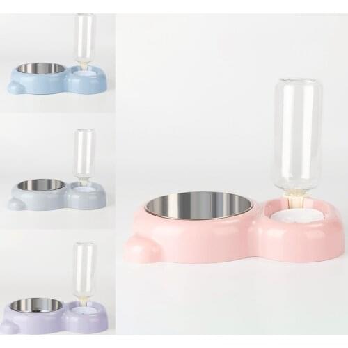 Pet Dogs Cats Bowls Small And Medium Dog Cat Bowl Automatic Cat Water Feeder Container Dispenser Pet Supplies for Drinking