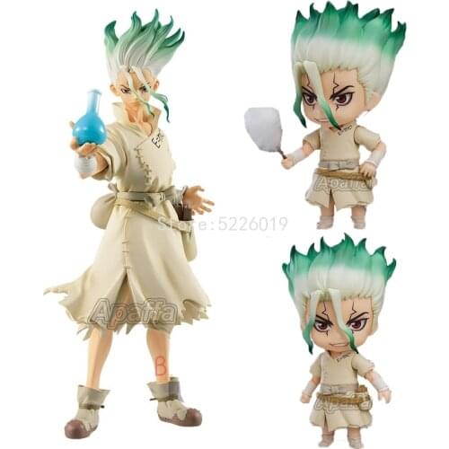20cm Dr.STONE Anime Figure Ishigami Senkuu Action Figure 1262# Dr.STONE Senkuu Ishigami Figurine Collectible Model Doll Toys