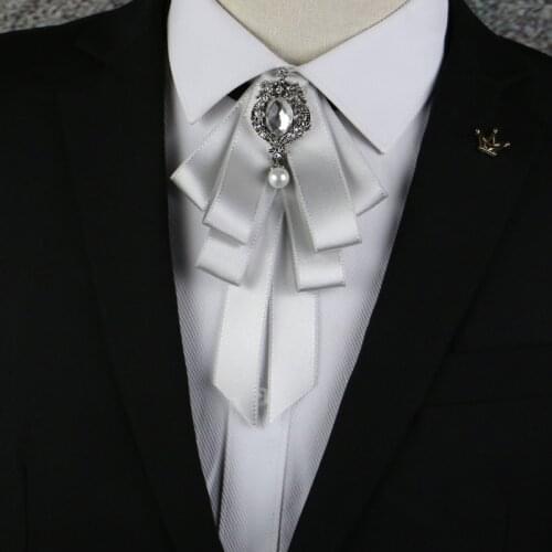 New Suit 2017 bow mens woman Shirt Bank Hotel attendant airline stewardess business occupation female flowers free shipping tie