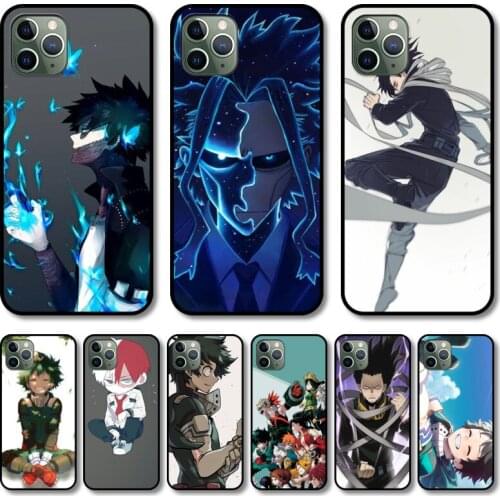 Anime hero Phone Case cover For iphone 12 pro max 11 8 7 6 s XR PLUS X XS SE 2020 mini black cell shell