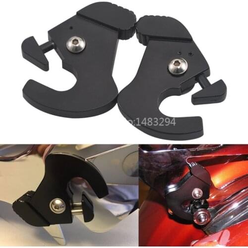 Motorcycle Detachable Rotary Sissy Bar Luggage Rack Docking Latch Clip Kit For Harley Touring Glide Sportster XL Softail