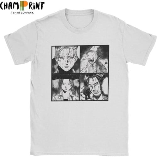 Mens Naoki Urasawa Monster Johan T Shirt Liebert Ana Liebert Dr Tenma Cotton Tops Cool Short Sleeve Crew Neck Tee Shirt