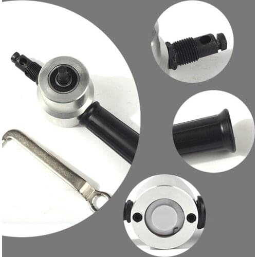 Double Head Sheet Metal Nibbler Saw Cutter Cutting Tool Power Drill Attachment