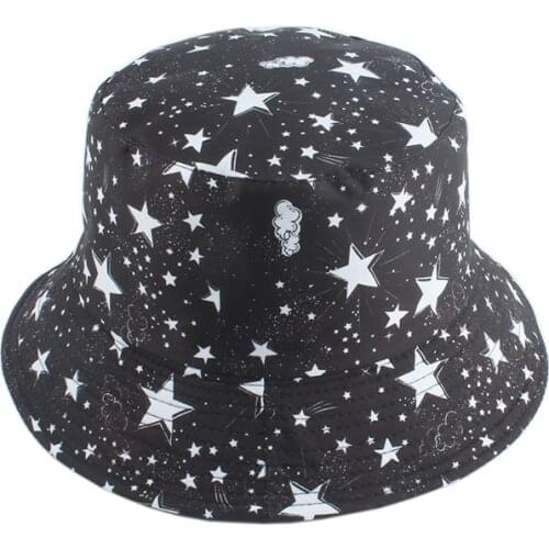 2021 Summer Bucket Hats Women Men Panama Hat Double-sided Wear Fisherman Hat Reversible Fishing Cap Boys/Girls Bob Femme Gorro