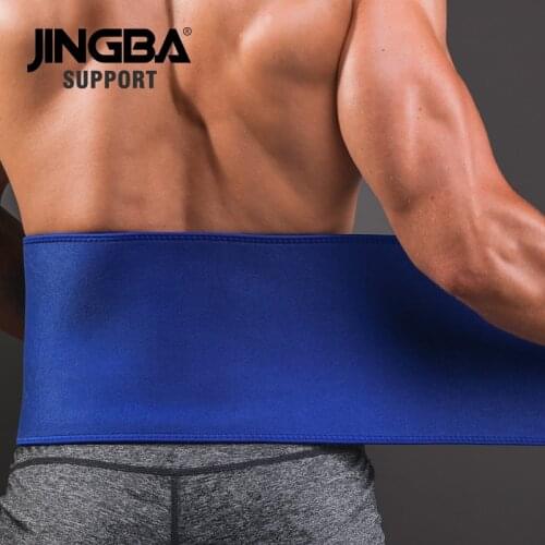 JINGBA SUPPORT Mens Sweat belt waist trainer Women waist trimmer Weight Loss slimming belt neoprene fitness belt waist support