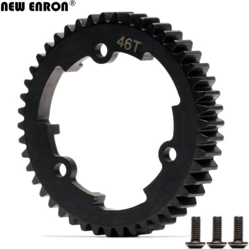 45# Harden Steel Spur Gear 46T 1 Mod 46 Tooth 6447 For RC Car Crawler Part Traxxas 1/5 X-Maxx 1/7 XO-1 1/10 E-Revo 2.0 New Maxx
