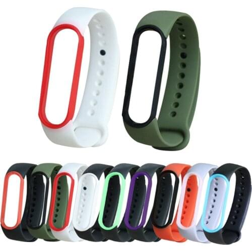 For Mi Band 6 5 Silicone Strap Waterproof Replacement Wristband NFC Sport Multicolor Strap for Xiaomi Mi Band 5 6Accessories