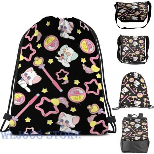 Funny graphic print shoulder Bags women Creamy Mami - texture Single shoulder backpack travel for men Gym Bag