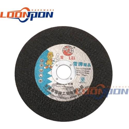 150mm Metal Cutting Disc Angle Grinder Disc Wheel Fiber Reinforced Resin Slice Saw Blade Grinding Wheel Rotary 15Pcs/Set