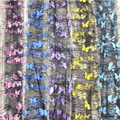 2020 Explosive Three-dimensional Butterfly Net Yarn Fabric DIY Costume Headdress Dress Sewing Material