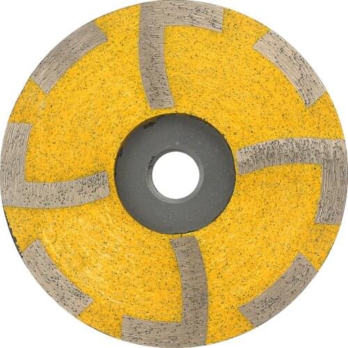 4 inch 100mm resin filled diamond grinding cup wheels with Iron backer for grinding stone,concrete and tiles
