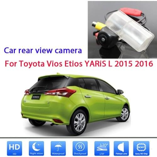 Car Wireless Parking Reversing Camera For Toyota Vios Etios YARiS L 2015 2016 CCD Night Vision Waterproof high quality RCA