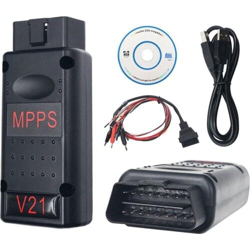 Car Fault Diagnosis Instrument For Fiat For Opel Mpps V21 Main+Tricore+Multiboot with Breakout Tricore Cable Car Scanner Tool