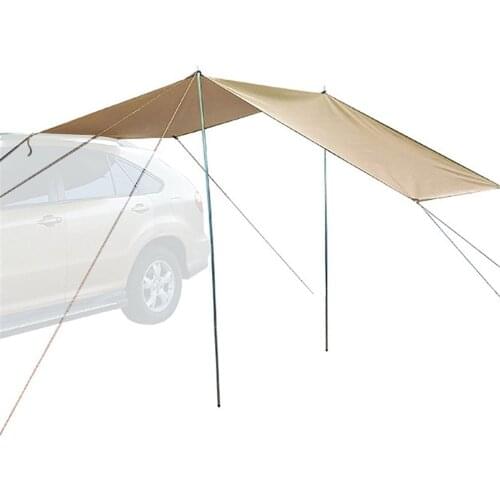 Car Awning Portable Car Shelter Shade Automobile Rooftop Rain Canopy Waterproof Automobile Side Awning Camping Tent For Car SUV
