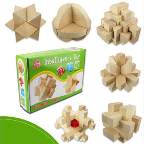 Adult childrens intelligence wooden toys leisure BT11 Ming lock Toys Liu Jiantao combination of intelligence