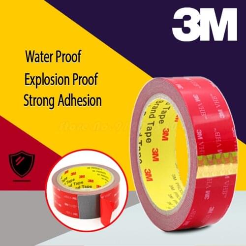 3M Car Special Double Sided Tape VHB Strong Tape Acylic Adhesive 6mm 8mm 10mm 15mm 20mm 30mm 40mm No Trance For Home waterproof