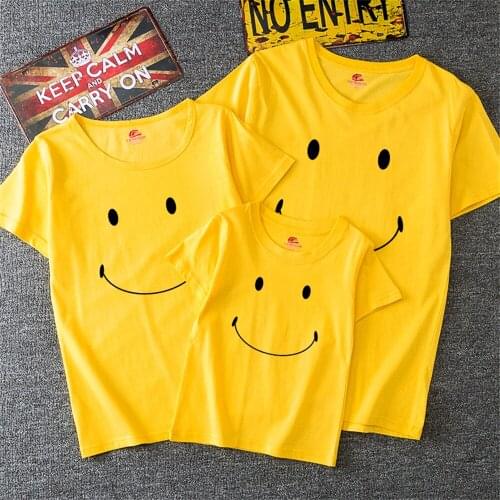 Summer Fashion T Shirt Print Cotton Family Casual Baby Parents Clothes Tops Streetwear Funny Sweet Girls Cozy Harajuku Loose