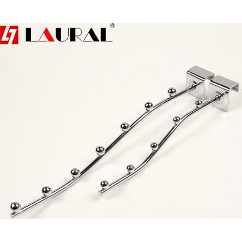 Clothing Store Square Tube Underwear Display Rack 5 Hanging Beads 7 Hanging Chi Square Pipe Button Clothing Hanging Hook