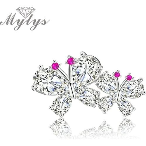 Броши бабочка на одежду MYTYS China At AliExpress